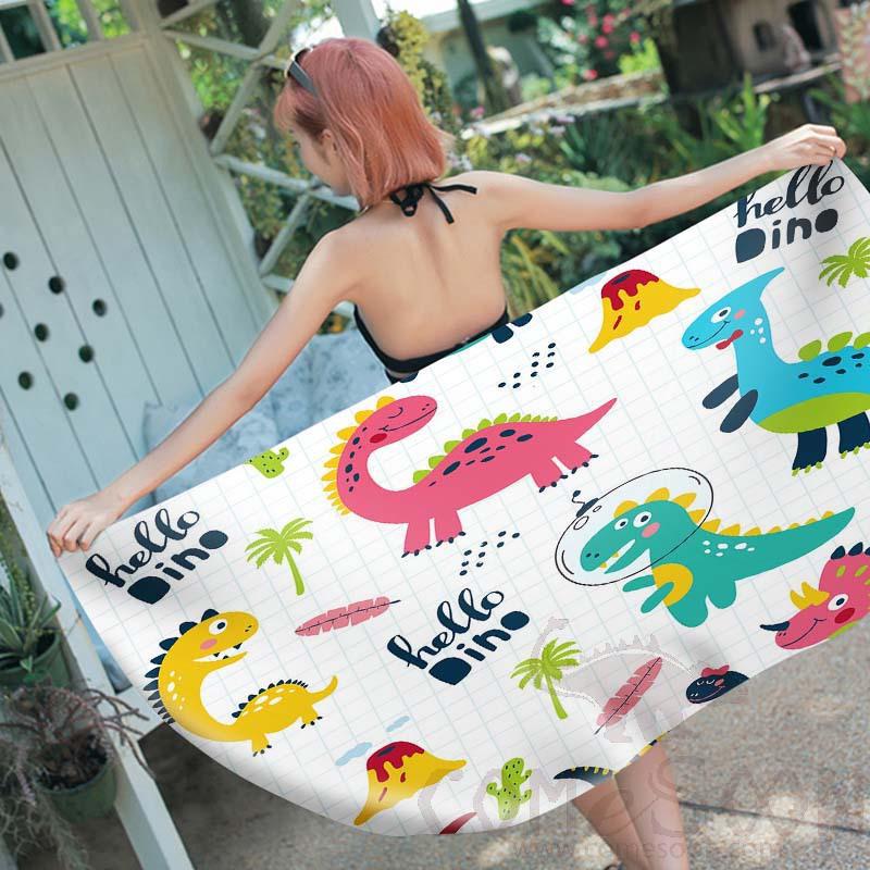 Cartoon Beach Towel,Microfiber ,150*70cm