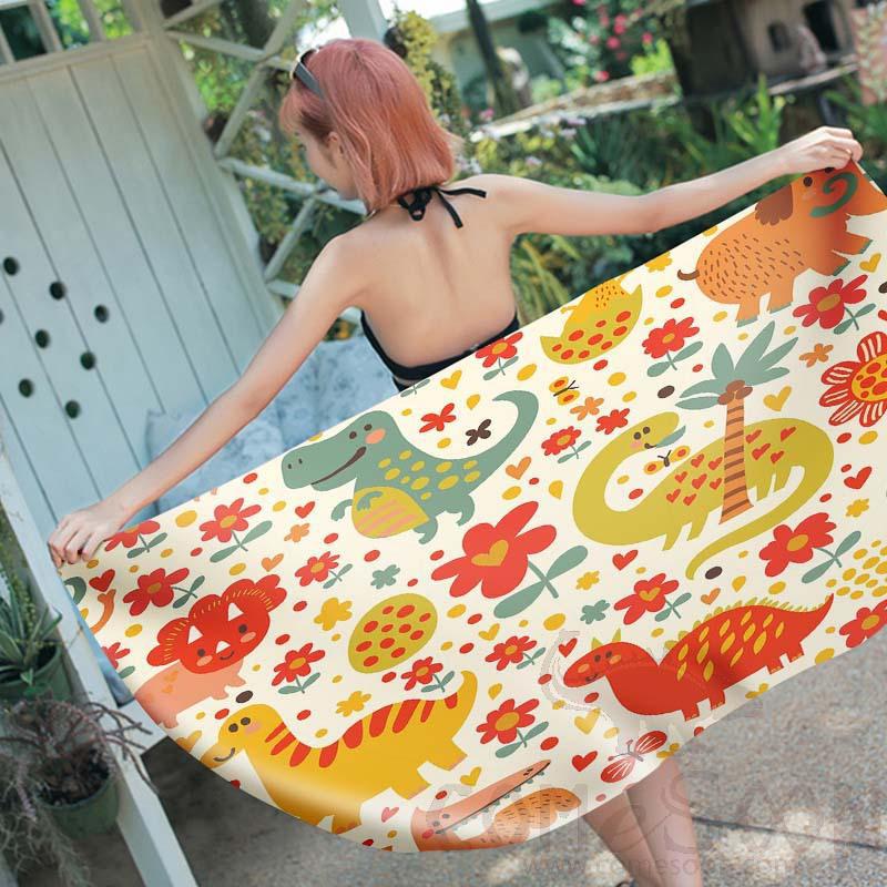 Cartoon Beach Towel,Microfiber ,150*70cm