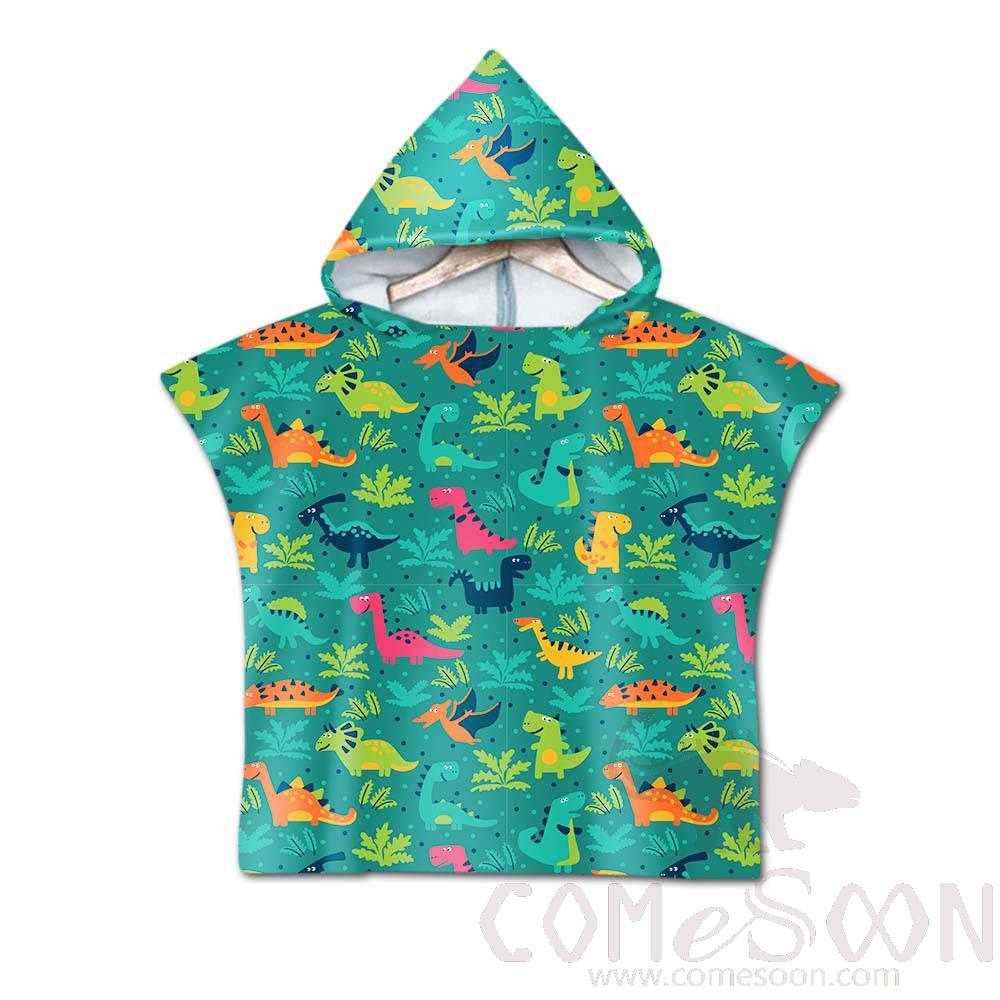Kid's Cape Beach Towel,Microfiber，60*80cm