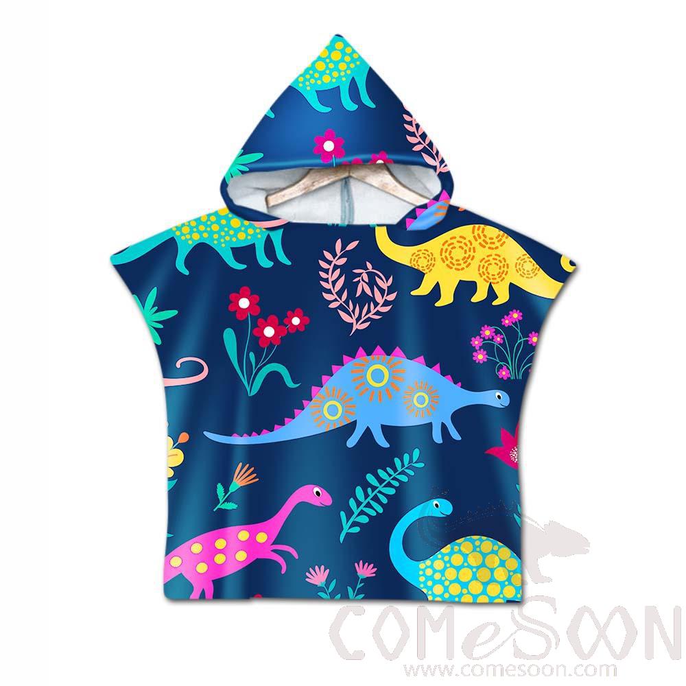 Kid's Cape Beach Towel,Microfiber，60*80cm