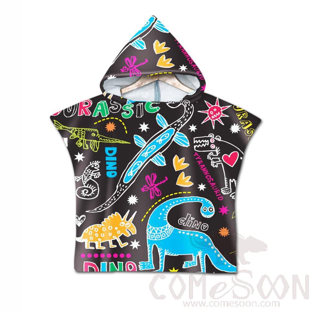 Kid's Cape Beach Towel,Microfiber，60*80cm
