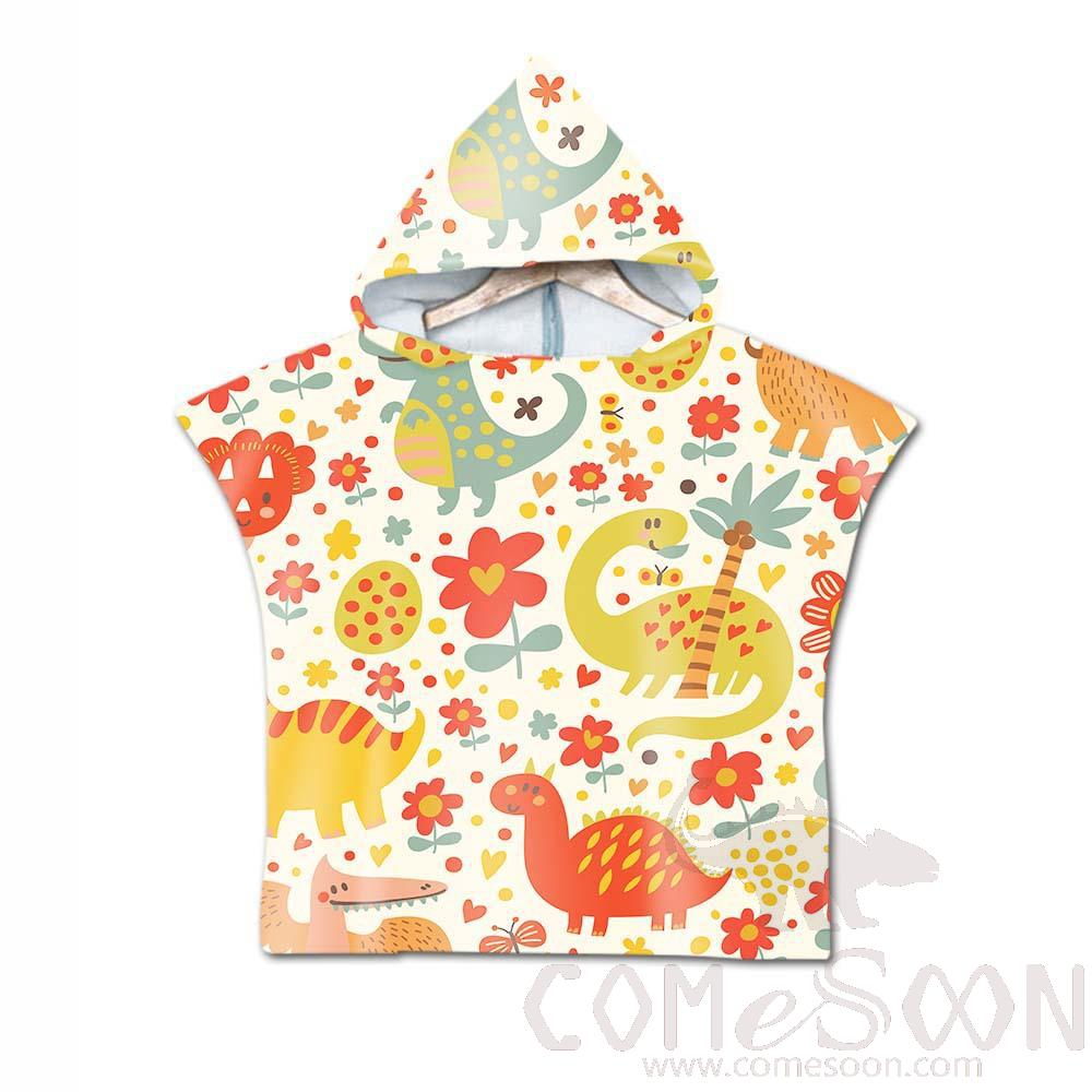 Kid's Cape Beach Towel,Microfiber，60*80cm