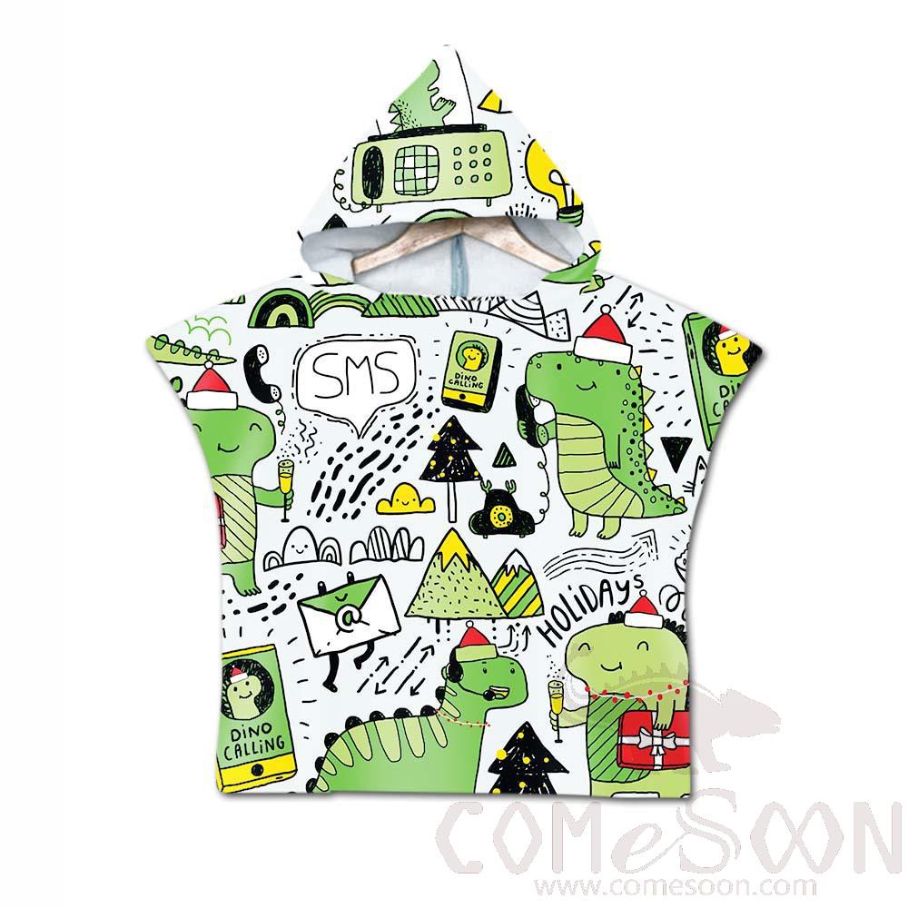 Kid's Cape Beach Towel,Microfiber，60*80cm