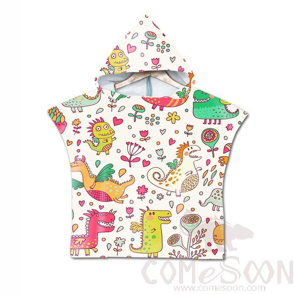 Kid's Cape Beach Towel,Microfiber，60*80cm