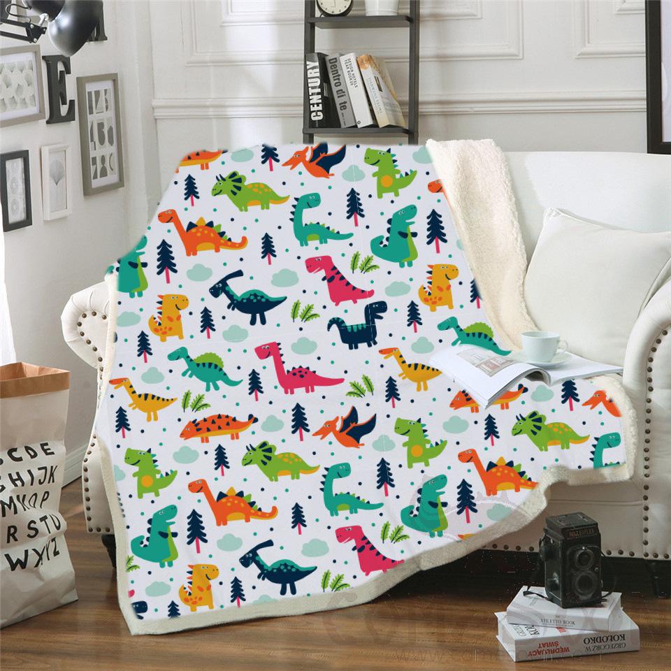 Cartoon Blanket，Crystal Velvet，150*130cm