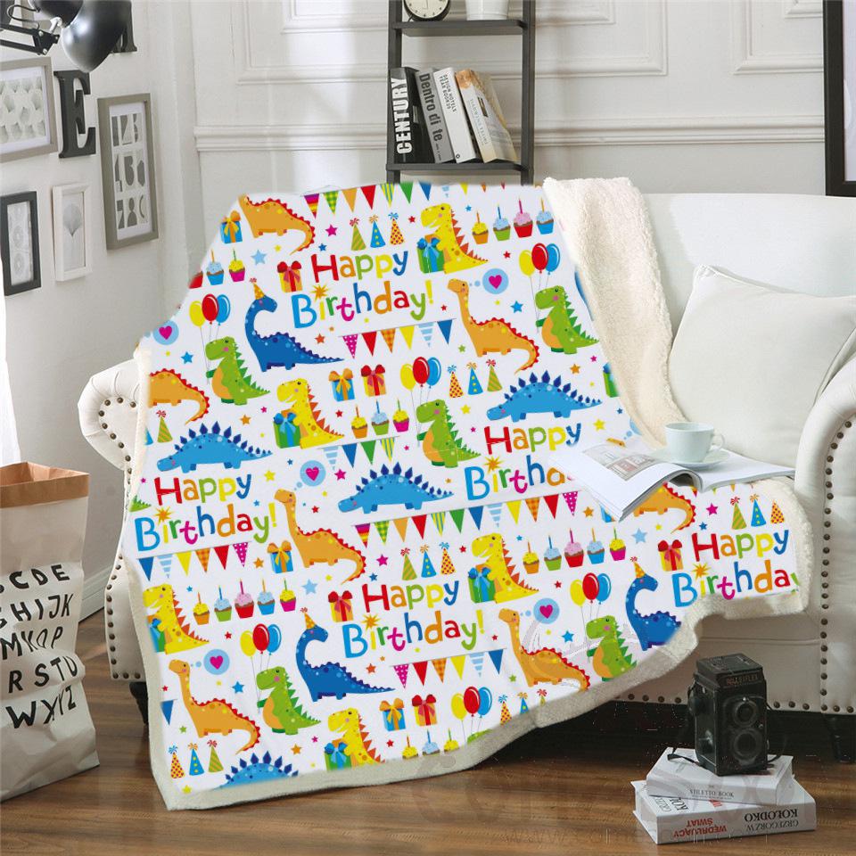 Cartoon Blanket，Crystal Velvet，150*130cm