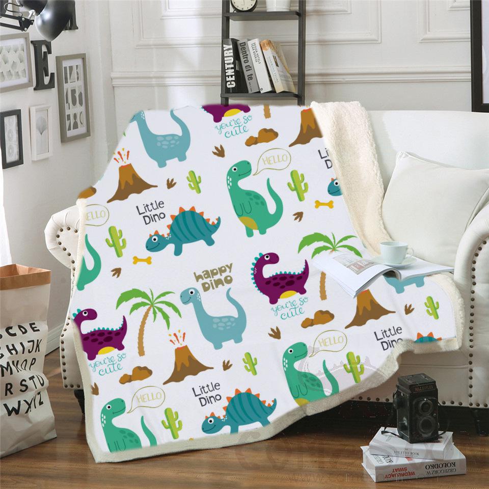 Cartoon Blanket，Crystal Velvet，150*130cm