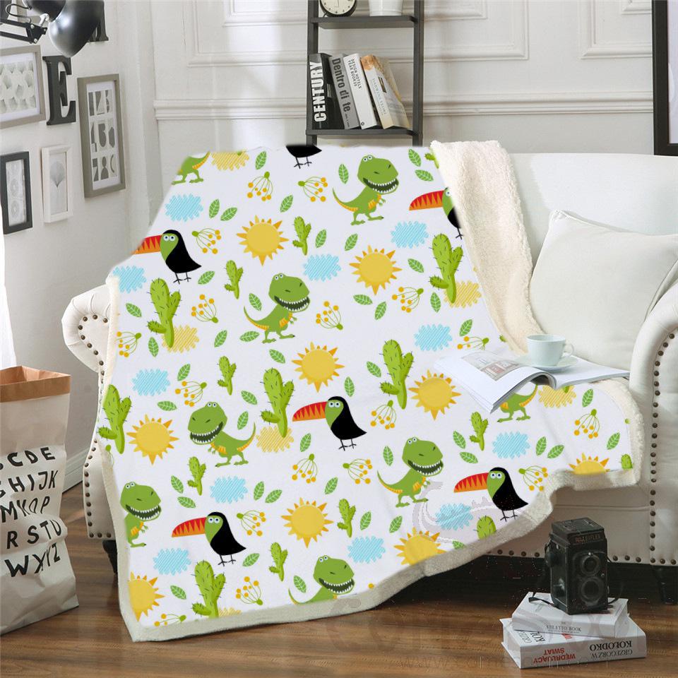 Cartoon Blanket，Crystal Velvet，150*130cm
