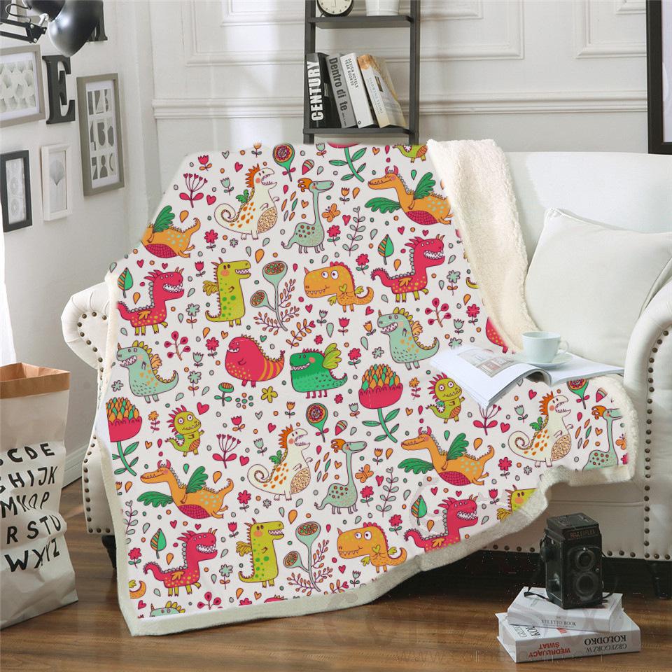 Cartoon Blanket，Crystal Velvet，150*130cm