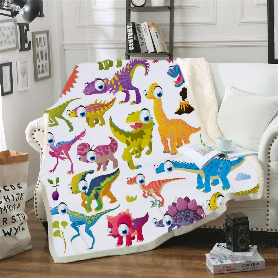 Cartoon Blanket，Crystal Velvet，150*130cm