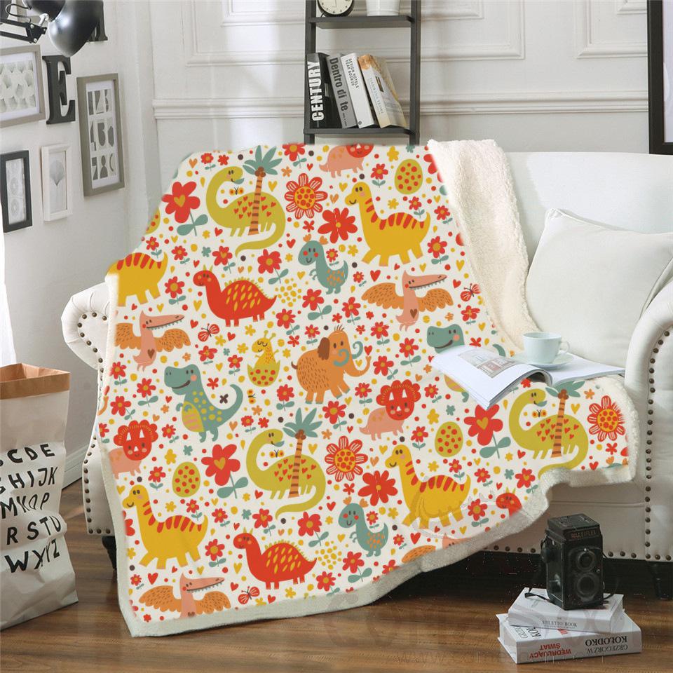Cartoon Blanket，Crystal Velvet，150*130cm
