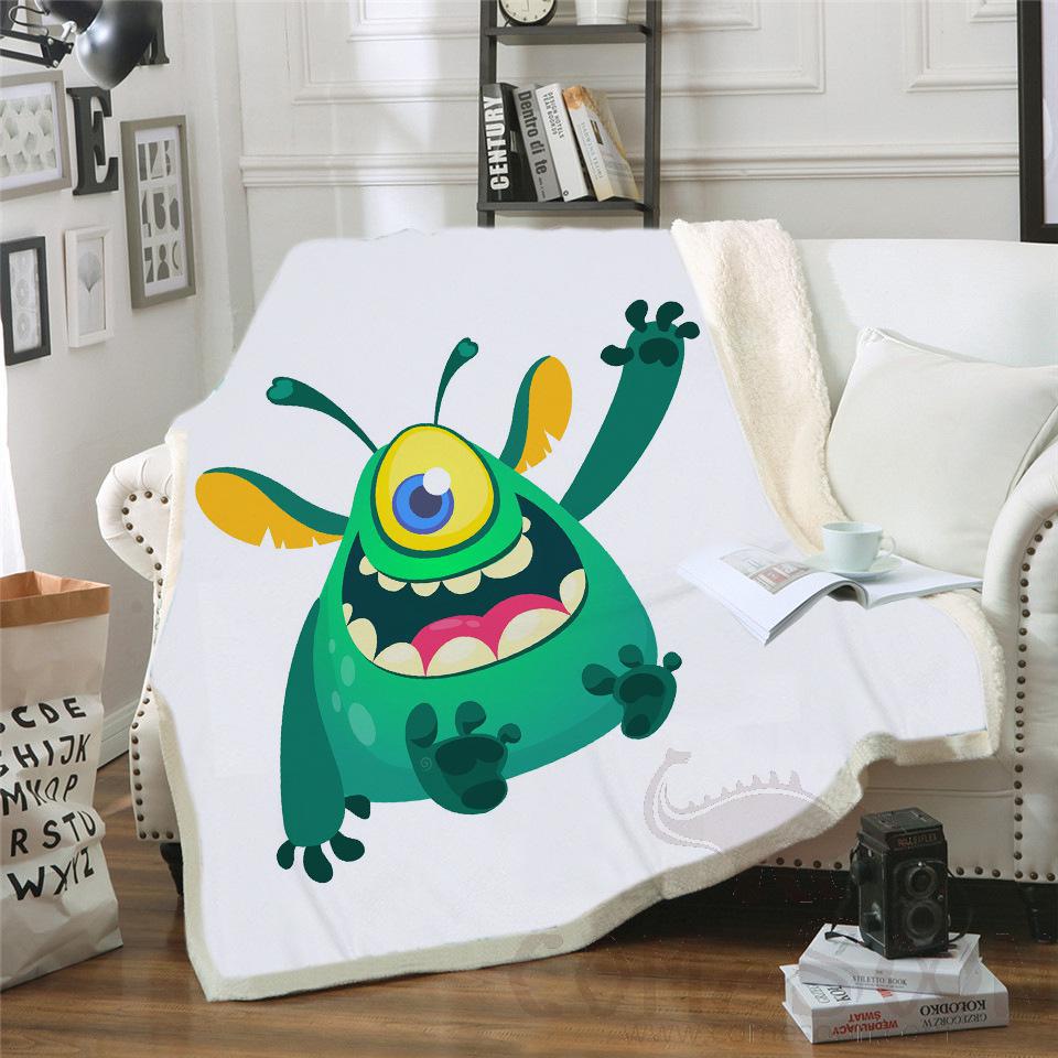 Cartoon Blanket，Crystal Velvet，150*130cm
