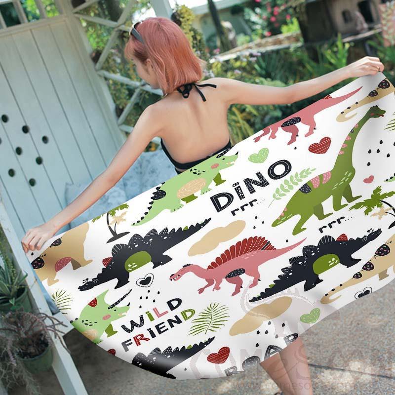 Cartoon Beach Towel,Microfiber ,150*70cm
