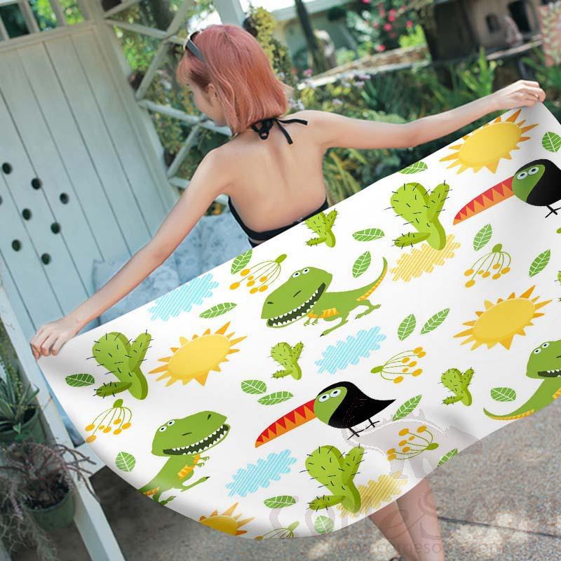 Cartoon Beach Towel,Microfiber ,150*70cm