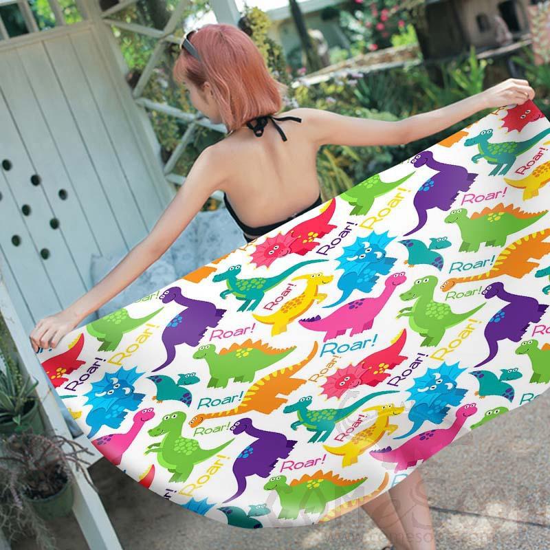 Cartoon Beach Towel,Microfiber ,150*70cm