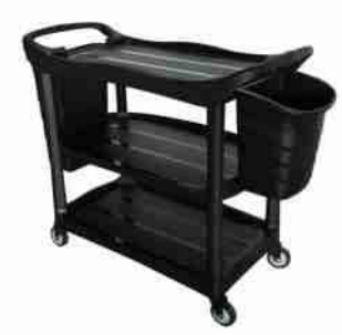 Multi purpose three-layer trolley (with bucket)-AF08179A
