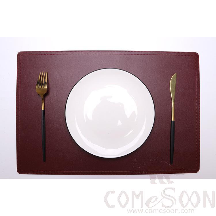Placemat With Locked Border，PU，L30*W45 CM