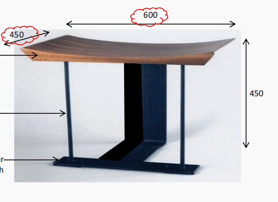Coffee table-60*45*45cm-GRV 104