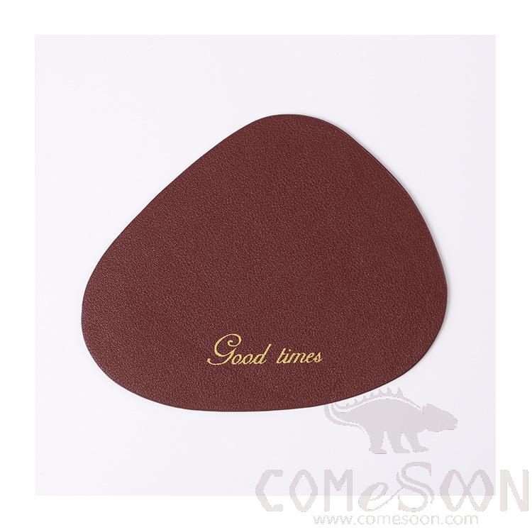 Coaster，PU，L13.5*W11 CM