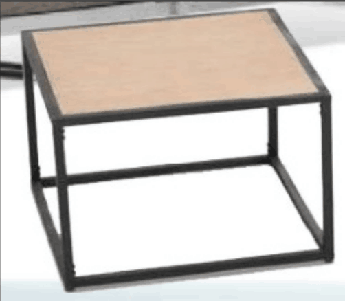 Outdoor solid wood table (customized product) -50*50*40cm