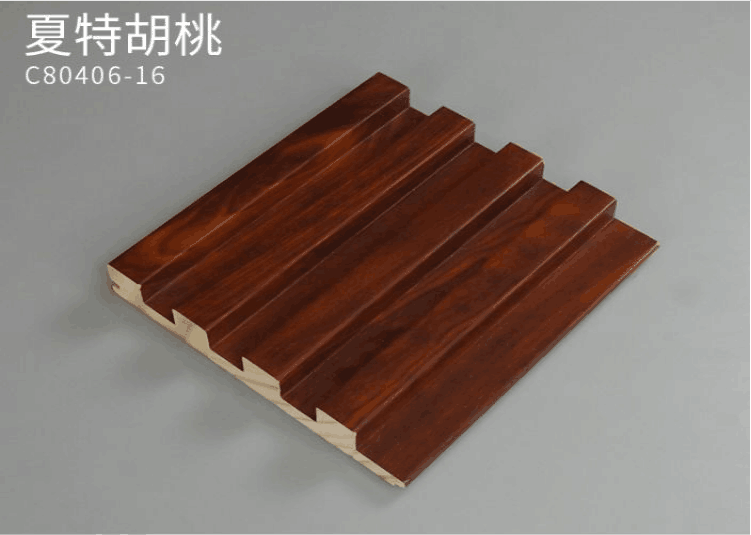 Grille solid wood wall panel-145*18*2750mm