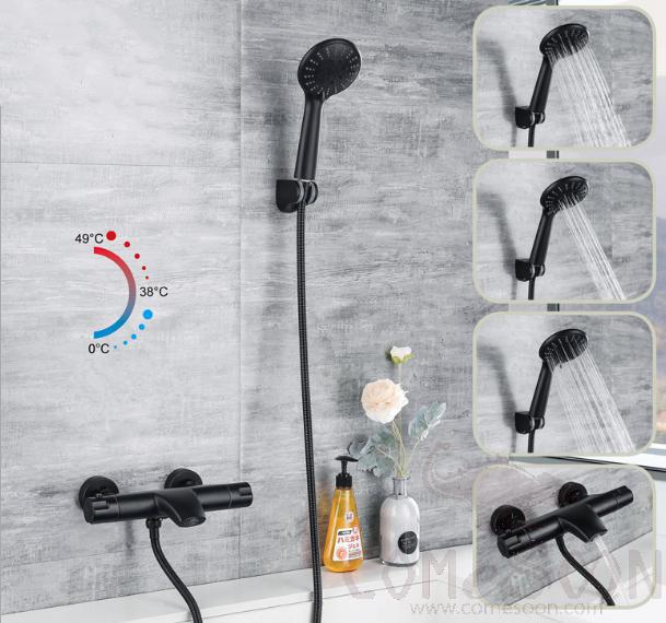 Supercharged shower set - all copper-HD-8E07