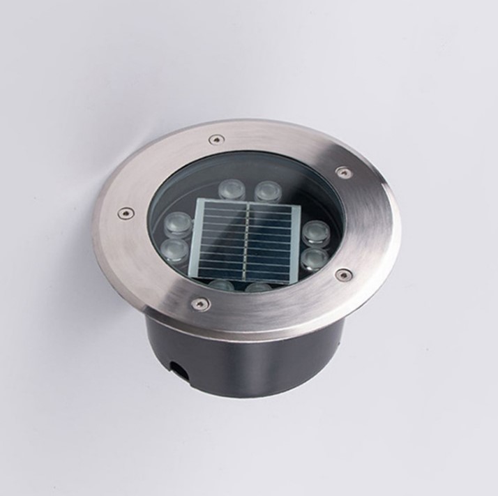 8W Solar RGB Ground Light-D20 CM
