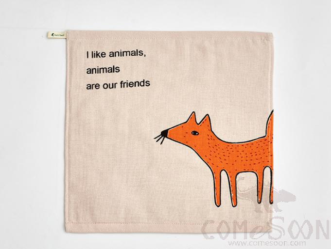 Cartoon Towel,Cotton,34*34cm