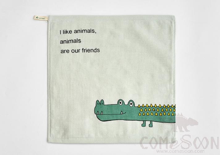 Cartoon Towel,Cotton,34*34cm