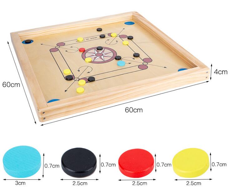 Carrom board-with chess