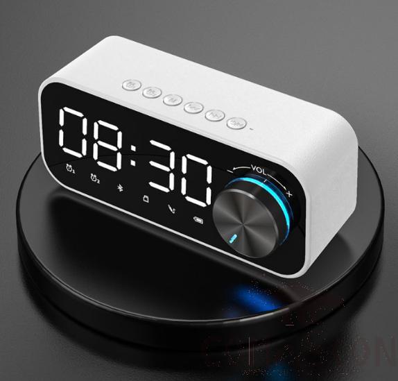 Bluetooth alarm speaker，ABS,White,5W