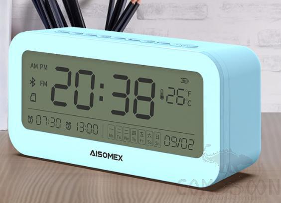 Bluetooth alarm speaker - silent ultra long standby - Fresh green - B131