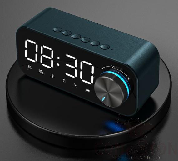 Bluetooth alarm speaker - English pronunciation (prompt tone) - Dark Blue - B126