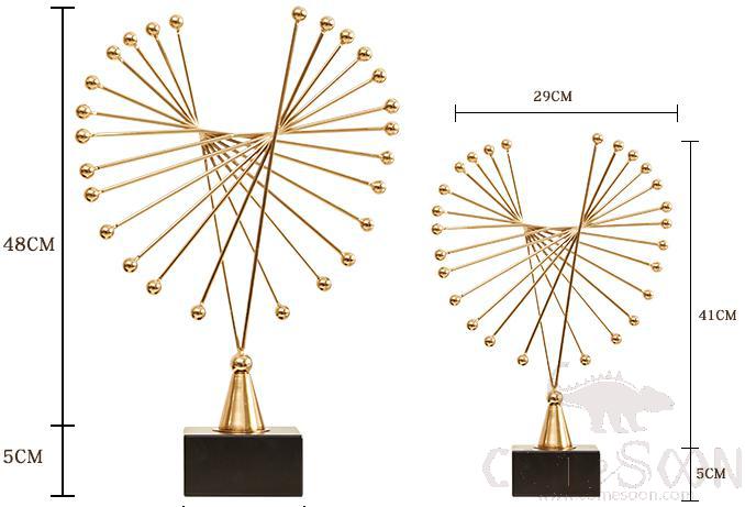 Metal Ornament Set