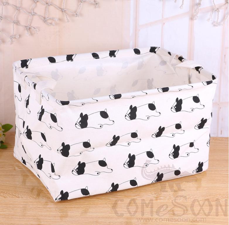Linen Storage Laundry Basket-L38*W26*H23 CM