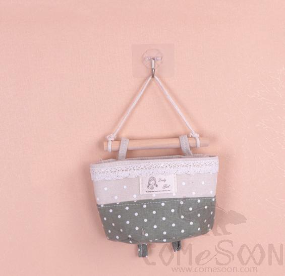 Linen Hanging Storage Bag-L18*H15 CM