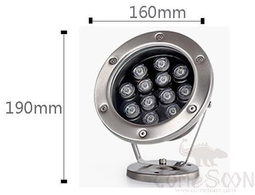 RGB Underwater Light-12WW160*H190 mm