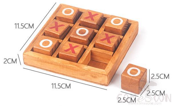 Wooden XO chess - educational toys - high quality wood - ys-258