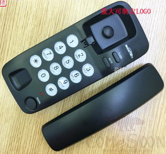 Small phone - wall mounted - Black - kx-102