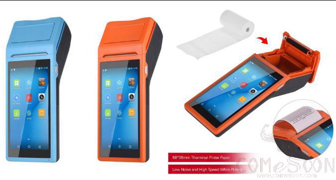 POS scan code printer -3G version 1+8G- orange -YX-TH044