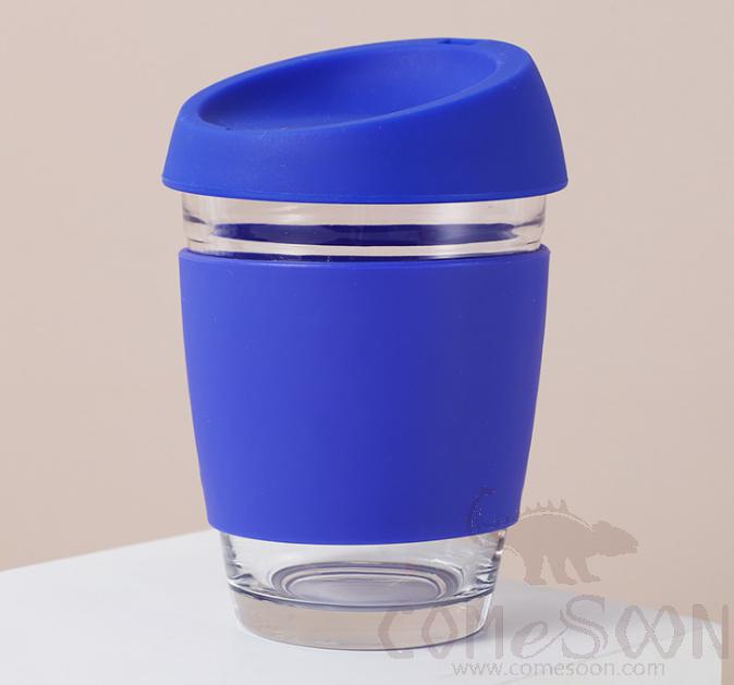 Customized 12OZ Glass Coffe Mug 350ML