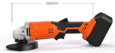 18V Rechargeable Angle Grinder, Two Lithium Batteries,25*13*95Cm