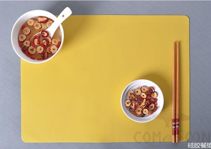 Silicon placemats-Yellow