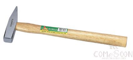 Wooden Handle Fitter Hammer 500G，High Carbon Steel + Wooden Handle