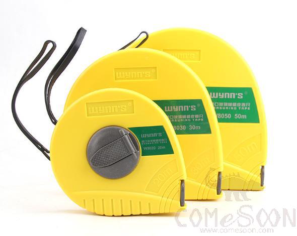 Glass Fiber Tape Measure 50M，Abs Engineering Plastic + Fiberglass Tape