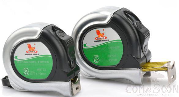 Tape Measure 7.5M*25Mm，54# Steel + Pvc Plastic