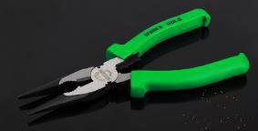 Long Nose Pliers 8&quot;，High Carbon Steel + Pp &amp; Tpr Handle