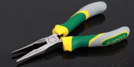 Long Nose Pliers 6&quot;，Cr-V Alloy Steel + Pp &amp; Tpr Handle