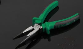 Long Nose Pliers 6&quot;，Cr-V Chrome Vanadium Steel + Pp &amp; Tpr Handle