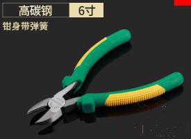 Diagonal Pliers 6&quot;，High Carbon Steel + Pp &amp; Tpr Handle